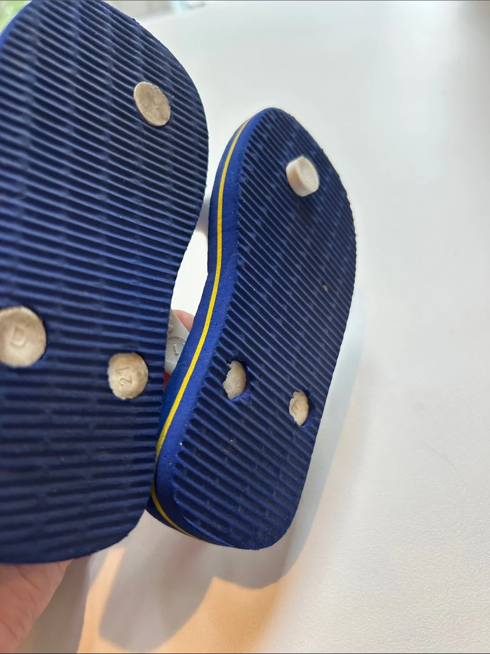 Havaianas unisex Baby Brasil logo flip flop preppy  sandals size US 7C EU 23